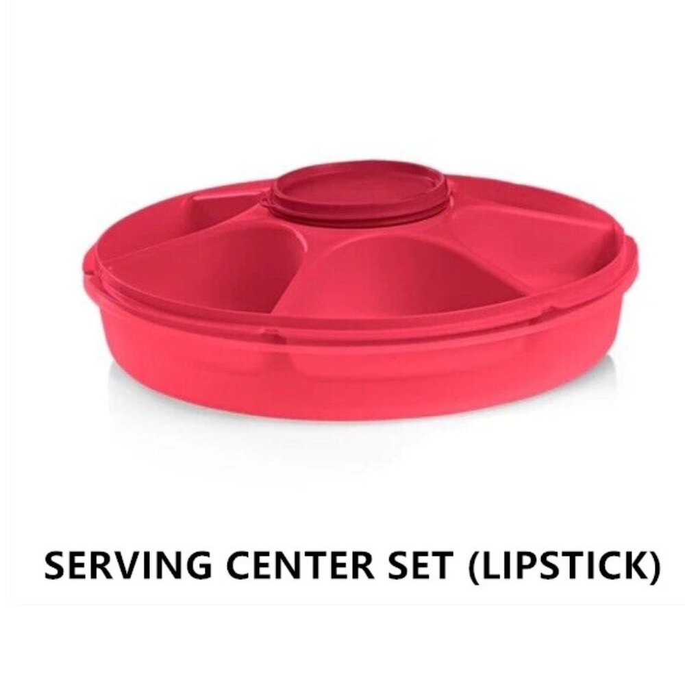 Tupperware Serving Center Red New - Picture 2 of 3